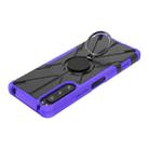 For Sony Xperia 5 IV Armor Bear Shockproof PC + TPU Phone Case with Ring(Purple) - 4