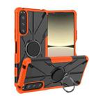 For Sony Xperia 5 IV Armor Bear Shockproof PC + TPU Phone Case with Ring(Orange) - 1