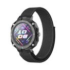 For Huawei Watch GT Cyber Nylon Weave Watch Band(Black) - 1