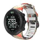 For Suunto Core TPU Printed Watch Band(Orange Camouflage) - 1