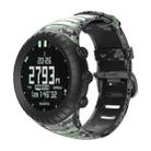 For Suunto Core TPU Printed Watch Band(Black Camouflage) - 1