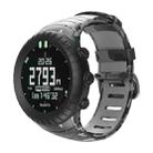 For Suunto Core TPU Printed Watch Band(Grey Camouflage) - 1