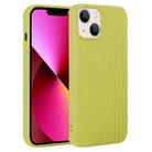 For iPhone 13 Weave Texture Silicone Phone Case(Green) - 1