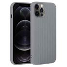 For iPhone 12 Pro Weave Texture Silicone Phone Case(Grey) - 1