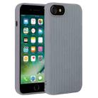 For iPhone SE 2022 / SE 2020 / 7 / 8 Weave Texture Silicone Phone Case(Grey) - 1