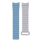 For Samsung Galaxy Watch5 40mm / 44mm Silicone Magnetic Watch Band(Blue Grey) - 1