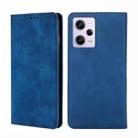 For Xiaomi Redmi Note 12 Pro 5G China Skin Feel Magnetic Horizontal Flip Leather Phone Case(Blue) - 1