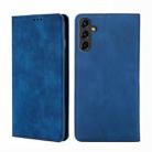 For Samsung Galaxy A14 5G Skin Feel Magnetic Horizontal Flip Leather Phone Case(Blue) - 1