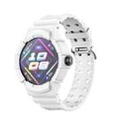 For Huawei Watch GT Cyber Integrated Silicone Watch Band(White) - 1