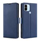 For Xiaomi Redmi A1+ 4G Ultra-thin Voltage Side Buckle Horizontal Flip Leather Phone Case(Blue) - 1