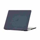 For Microsoft 12.4 inch Laptop Frosted Anti-drop Protective Case(Black) - 1