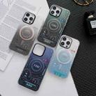 For iPhone 14 IMDL Circuit Board Magnetic Magsafe Phone Case(Gradient Grey) - 6