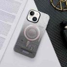For iPhone 13 IMDL Circuit Board Magnetic Magsafe Phone Case(Gradient Grey) - 1