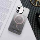 For iPhone 12 IMDL Circuit Board Magnetic Magsafe Phone Case(Gradient Grey) - 1