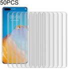 50 PCS Full Coverage Soft PET Film Screen Protector for Huawei P40 Pro - 1