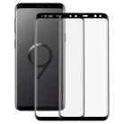 for Galaxy S9 2 PCS 3D Curved Silk-screen PET Frosted Full Coverage Protective Film(Black) - 1