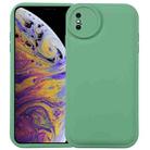 For iPhone XS / X Liquid Airbag Decompression Phone Case(Retro Green) - 1