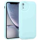 For iPhone XR Liquid Airbag Decompression Phone Case(Light Blue) - 1