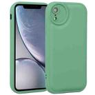 For iPhone XR Liquid Airbag Decompression Phone Case(Retro Green) - 1