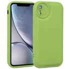 For iPhone XR Liquid Airbag Decompression Phone Case(Grass Green) - 1