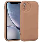 For iPhone XR Liquid Airbag Decompression Phone Case(Brown) - 1