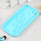 For iPhone SE 2022 / SE 2020 / 8 / 7 Liquid Airbag Decompression Phone Case(Mint Blue) - 3