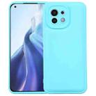 For Xiaomi Mi 11 Liquid Airbag Decompression Phone Case(Mint Blue) - 1