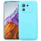 For Xiaomi Mi 11 Pro Liquid Airbag Decompression Phone Case(Mint Blue) - 1