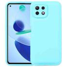 For Xiaomi Mi 11 Lite Liquid Airbag Decompression Phone Case(Mint Blue) - 1