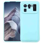 For Xiaomi Mi 11 Ultra Liquid Airbag Decompression Phone Case(Mint Blue) - 1