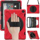 For Amazon Fire HD 8 2022 Hard PC Soft Silicone Full Body Protective Tablet Case(Red) - 1