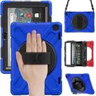 For Amazon Fire HD 8 2022 Hard PC Soft Silicone Full Body Protective Tablet Case(Blue) - 1