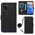 For UMIDIGI A13 / A13 Pro / A13S Crossbody 3D Embossed Flip Leather Phone Case(Black) - 1