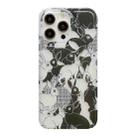 For iPhone 14 Pro Max Translucent Frosted IMD TPU Phone Case(BW Rabbit) - 1