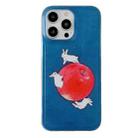 For iPhone 13 Pro Translucent Frosted IMD TPU Phone Case(Christmas Rabbit) - 1