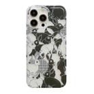 For iPhone 12 Pro Max Translucent Frosted IMD TPU Phone Case(BW Rabbit) - 1