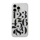 For iPhone 11 Pro Max Translucent Frosted IMD TPU Phone Case(Numbers) - 1