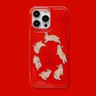 For iPhone 11 Pro Max Translucent Frosted IMD TPU Phone Case(Red Rabbit Run) - 2