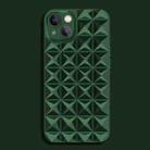 For iPhone 12 Riveted Smooth TPU Phone Case(Dark Green) - 1