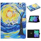 For iPad 10th Gen 10.9 2022 Colored Drawing Pattern Flip Leather Smart Tablet Case(Starry Sky Tree) - 1