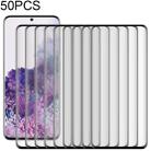 50 PCS 3D Curved Silk-screen PET Full Coverage Protective Film for Galaxy S20 Ultra(Black) - 1