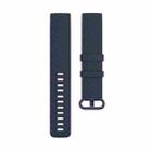 Color Buckle TPU Wrist Strap Watch Band for Fitbit Charge 4 / Charge 3 / Charge 3 SE, Size: S(Navy Blue) - 2