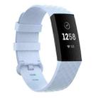 Color Buckle TPU Wrist Strap Watch Band for Fitbit Charge 4 / Charge 3 / Charge 3 SE, Size: L(Light Blue) - 1