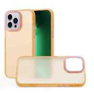 For iPhone 11 Pro Max Skin Feel PC Shockproof Protective Phone Case(Orange) - 1
