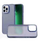 For iPhone 12 Pro Skin Feel PC Shockproof Protective Phone Case(Blue) - 1