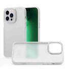 For iPhone 12 Skin Feel PC Shockproof Protective Phone Case(White) - 1
