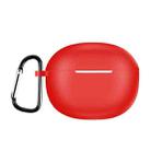 For Realme T100 Wireless Earphone Silicone Protective Case(Red) - 1