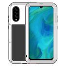 For Galaxy A70s LOVE MEI Metal Shockproof Waterproof Dustproof Protective Case(Silver) - 1