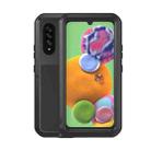 For Galaxy A90 5G LOVE MEI Metal Shockproof Waterproof Dustproof Protective Case(Black) - 1