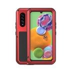For Galaxy A90 5G LOVE MEI Metal Shockproof Waterproof Dustproof Protective Case(Red) - 1